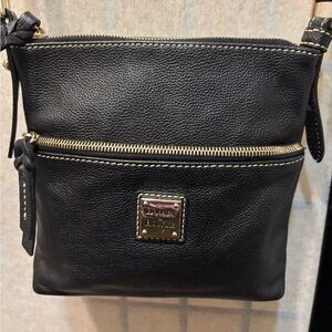 DOONEY & BOURKE Pebbled Leather Adjustable Crossbody Bag